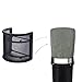 eBerry Microphone Pop Filter, U Shape Mask Metal Mesh and Foam Double Layer Mic Windscreen for Studio Microphone