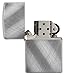 Zippo Diagonal Weave Brushed Chrome Pocket Lighter