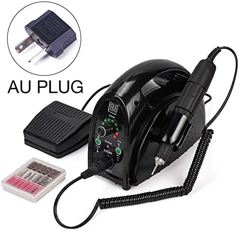 65W Electric Nail Drill 35000Rpm Manicure Machine Pedicure Tool Accessories Drill File Nail Tool With LCD 220-240V AU Plug