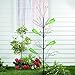 Bottle Tree, Stands Almost 4 Feet Tall - Metal with Plastic Tips - for Wine Bottle and Outdoor Yard Decorations