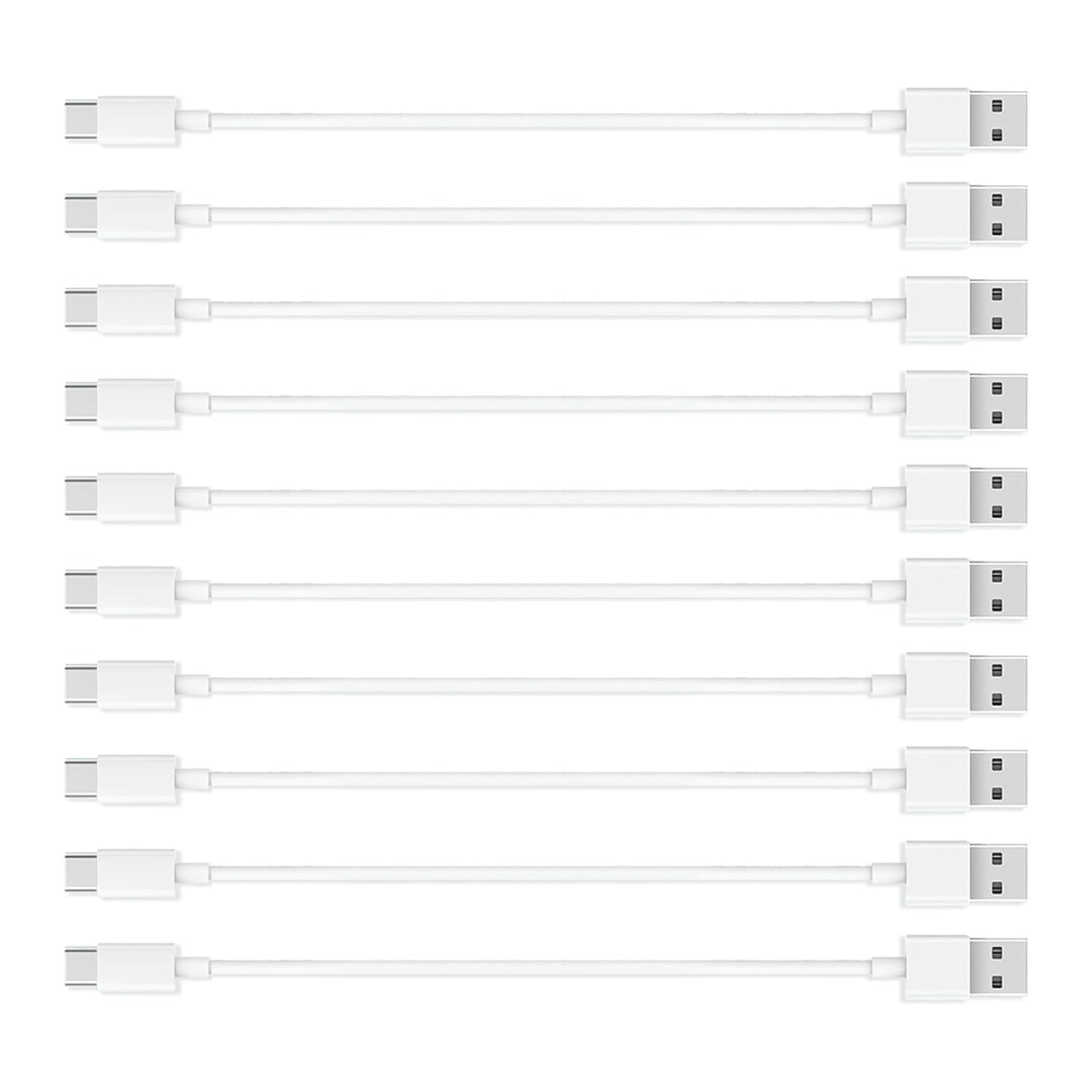 Photo 1 of 10 Pack i Phone 17 Car Carplay Cable USB A to USB Type C Charging Charger for iPhone 17 Air/16E 16 15 Pro Max Plus Data Cord iPad 13 a16 2025 Pro 12.9, Air 5 4 Mini 6,Samsung Galaxy Tab A7 A8 A9 S9 S8