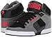 Osiris Men's NYC 83 Skate Shoe, Charcoal/red, 9.5 M US