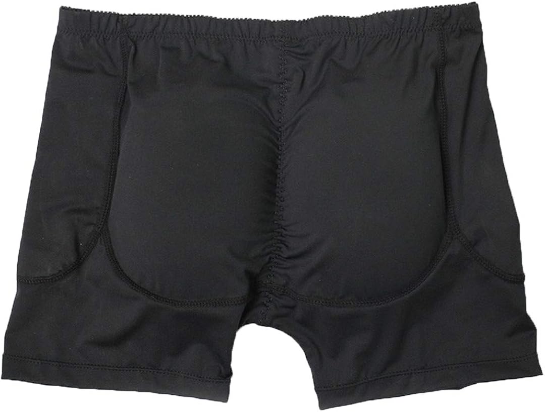 Butt Pads Padded Underpants Men Shapewear Underwear Black Boxer Fake
