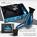 1875W Professional Hair Dryer with Ionic Conditioning - Powerful, Fast Dry Blow Dryer - 2 Speeds, 3 Heat Settings Blue hairdryer