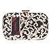 Fawziya Bling Ring Clutch Cocktail Purses For Women Snakeskin Evening Bag-Black