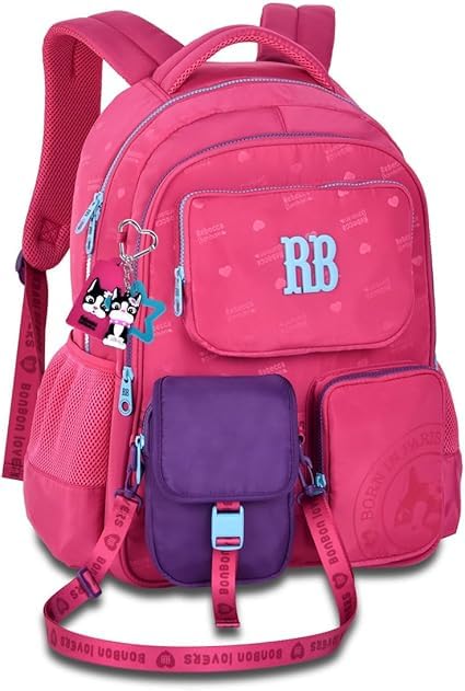 Kit Mochila de Costas Com Bolsinha Rebecca Bonbon Original Lancheira Térmica Estojo