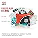 Always Prepared 126 Piece First Aid Kit - All-Purpose Lightweight Portable Emergency First Aid Survival Kit - School Supplies, Dorm First Aid Kit, Trauma Kit