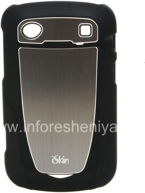 iSkin AR9900-BK2 Aura Hybrid Case for BlackBerry 9900/9930 Bold Touch - 1 Pack - Retail Packaging - Black