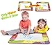 Bluecookies Doodle Mat Large Magic Water Painting Drawing Writing Board with 2 Magic Water Pen, 32'' x 24''