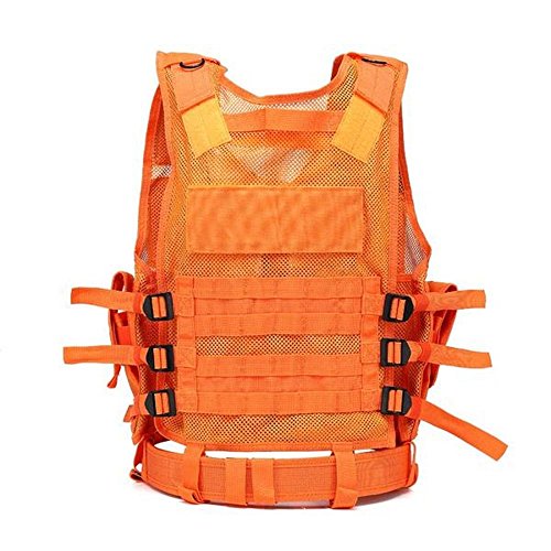 WTS Tactical Style Bright Orange Hunting Vest Apparel Accessories