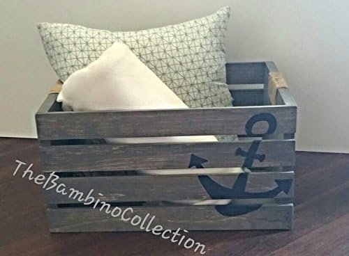 Anchor Storage Crate With Rope Handles