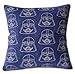 EURASIA DECOR Darth Vader 18x18 Standard Decorative Embroidered Square Accent Throw Pillow Cover - Birthday Gift, Children/Kids Decor