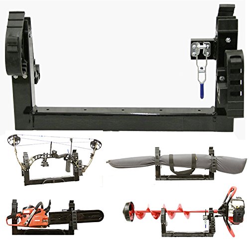 All Season Multi-Purpose 3-PLACE Carrier Rack Holder ATV Snowmobile UTV Mount For Metal Or Composite Rack (For METAL RACK)