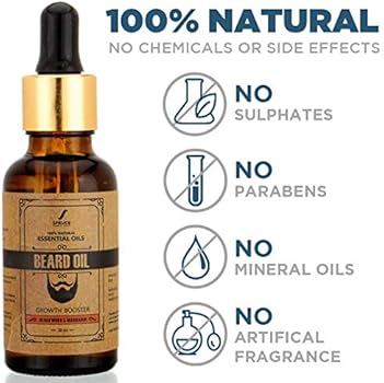 Amazon Com Spruce Shave Club Beard Growth Oil For Men 100 Natural Pure Essential Oils 30ml Cedarwood Mandarin Health Personal Care