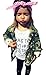 Kids Baby Girls Camouflage Letters Print Coat Casual Denim Windbreaker Jackets Size 4-5T/Tag4 (Camouflage)