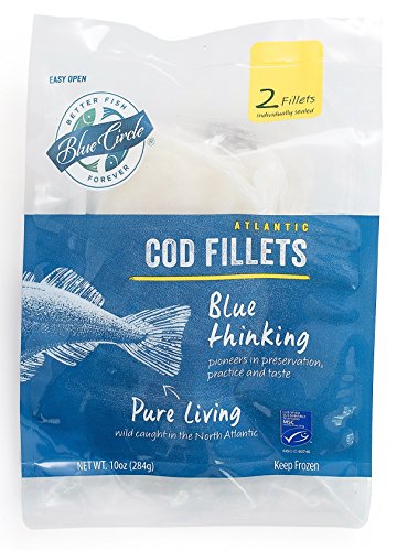 Blue Circle Frozen Twin Pack 5oz x 2 Portions - 2 bags (Wild Caught Atlantic Cod)