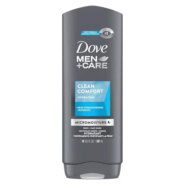DOVE MEN+CARE BODY AND FACE WASH, CLEAN COMFORT,...