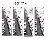 (Pack of 4) CoverGirl 255 Ink It by Perfect Point Plus Eyeliner, Silver Ink