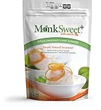 MonkSweet Plus - 1 lb bag - Monk Fruit, Stevia & Erythritol Blend NonGMO Low Carb Sweetener