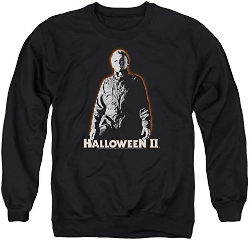 Halloween II Michael Myers Mens Crewneck Sweatshirt Black 3X