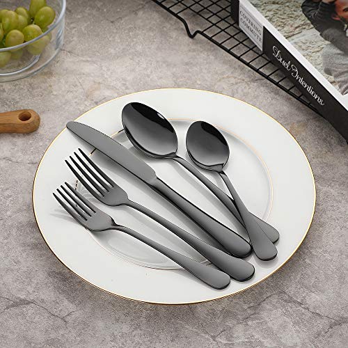 image for Devico 20-Piece Flatware Set, Stainless Steel Utensil Silverware Metal