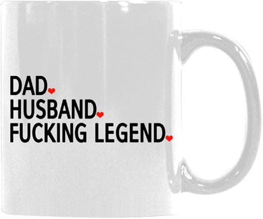 dad husband legend mug