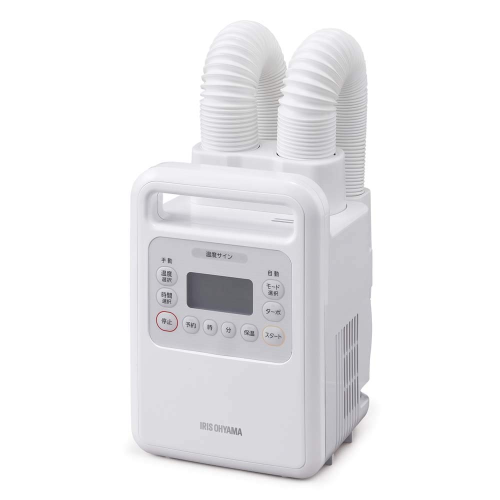 【ハイパワーモデル】アイリスオーヤマ ふとん乾燥機 ターボモード搭載 ダニ退治 ツインノズル 80cmロングホース 5分速暖 FK-WH1商品画像