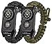 A2S Protection LEDway Paracord Bracelet Tactical Survival Gear Kit 6-IN-1-70% Larger Compass LED SOS Emergency Function Flashlight -Fire Starter Emergency Knife & Whistle