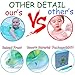 BSWEEII Baby Floats Swimming Pool Games Child Flotation Device for Kids Toddler 3-48 Month 11-48 Lbs, Baby Accessories Newborn, Summer Outdoor Beach Baby Swim Training Infant Floats (Baby Floats)