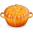 Le Creuset Stoneware Figural Pumpkin Petite Cocotte, 12 oz., Persimmon