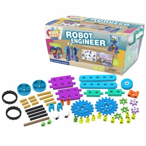 Thames Kosmos 567009 Kids First Robot Engineer Kit And Storybook Spielzeug Sonstige Gredevel Fr