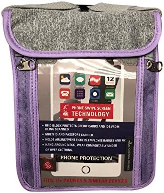 Passport neck holder women from Cabana Sports RFID Protection