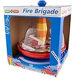 Maro Toys Fire Department Top Spinning Playset with Lights and Music