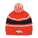 NFL Denver Broncos Women's '47 Leslie Knit Beanie with Pom, One Size, Orange