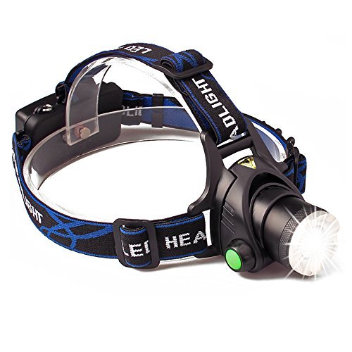 ONSON LED Headlamp,3 Modes Zoomable Flashlight,Super Bright Waterproof