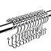 LIHAO 12 Piece Set Double Glide Shower Curtain Hooks, 100% Rustproof Stainless Steel Rings