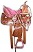 AceRugs Pink Western Saddle TACK Set Headstall REINS Breast Collar Premium Leather Crystal Show Youth Kids Size 12″ 13″ 14″ (Pink, 12)thumb 2