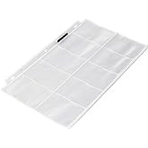 �鶹�� Basics Plastic Business Card Holder, Protector Sleeves for 3-Ring Binder, Transparent, 25-Pack