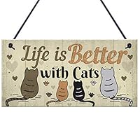 Libobo Wooden Lovely Friendship Animal Sign Plaques Rustic Wall Decor Home Decoration (D)