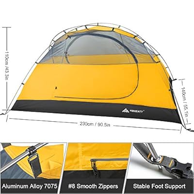 Tenda Da Campeggio Forceatt Per 2 Persone | Ultraleggera, Impermeabile E Antivento Per Trekking E Outdoor - Foto 13