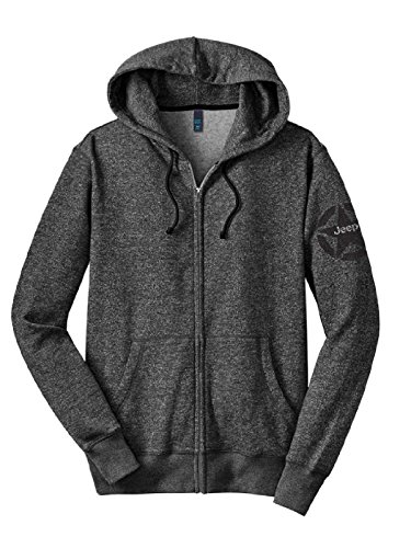 Jeep Mens Hooded Zip-Up Fleece (2X-Large)