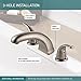 Peerless Tunbridge 2-Handle Widespread Roman Tub Faucet Trim Kit, Brushed Nickel PTT298510-BN (Valve Not Included)