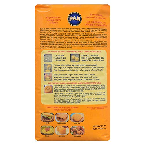 P.A.N. White and Yellow Corn Meal Bundle Precooked Gluten Free and