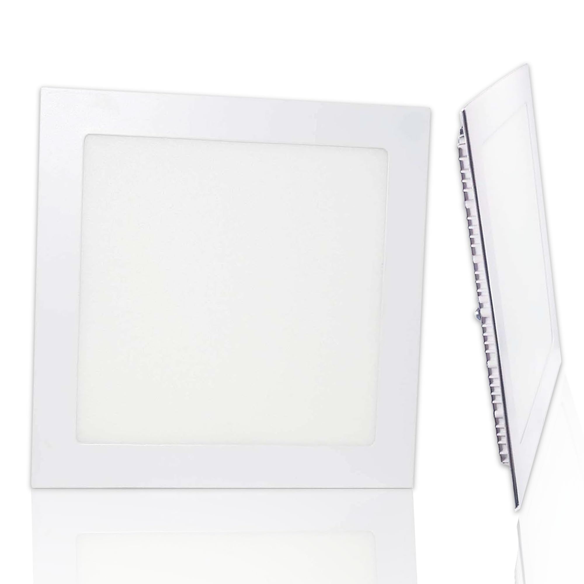 Lowenergie 18W LED Square Ceiling Panel Light – Recessed 225mm Downlight, 150W Halogen Equivalent, Cool White 6000K