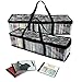 Evelots Set of 2 Zebra Print Portable CD Storage Bags, Each Bag Holds 55 CDs
