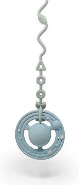 Thumble Squiggle Strap 2pcs Antimicrobial Silicone Toy Clip Food Grade Baby Gym view 8