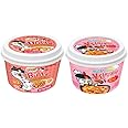 Generic Spicy Buldak Rose Wide Flat Glass Noodle Bowl(169.4g) + Protein Puffs(50g) Assorted Challenge Box (Rose + Carbo TPK)