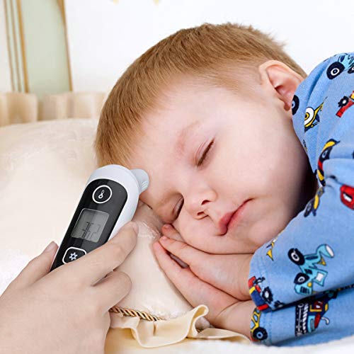 Baby Infrared Thermometer, Ovonni Digital Accurate Ear and Forehead Fever Thermometer for Baby, Kids and Adults, 32 Recall Memory and Optional Silent Mode, CE FDA Approved - Thumbnail 6