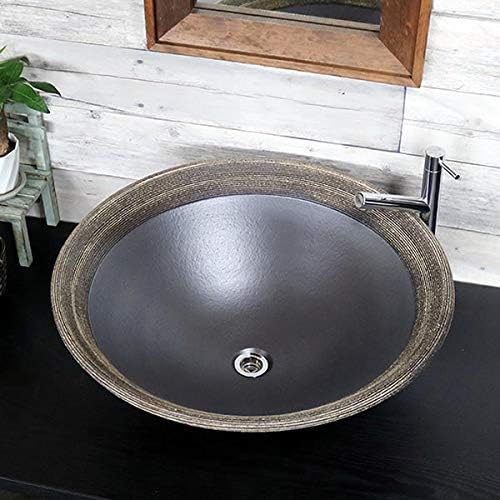 信楽焼 手洗い鉢 焦げはけ目 洗面ボール Tr 4138 洗面器 陶器洗面 洗面ボウル 手洗器 トイレ用 小さい鉢 手洗鉢 陶器 洗面鉢 洋風 かわいい 洗面台 鉢 可愛い ギフ 包装 洗面シンク 手作り おしゃれ ボール 手洗い器 トイレ オリジナル オシャレ 和風