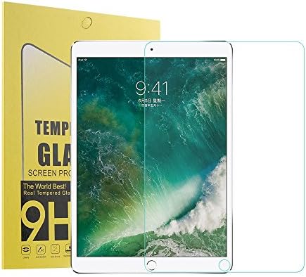 New iPad 9.7 (2018 & 2017) / iPad Air 2 / iPad Air Screen Protector, Anti-Scratch Full Coverage HD Clear 9H Film Surface Hardness Tempered Glass for iPad 9.7 2018/2017,iPad Air 2